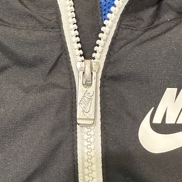 Nike Kids Blue and Black Raincoat - Picture 4 of 6